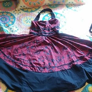 Vintage Style Halter Dress